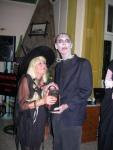 Bob Rigg receiving 1st prize from the Blonde Witch (Denise)